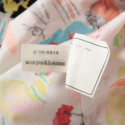 CHANEL COCO Button Size:42 Long sleeve shirt multicolor WS15028