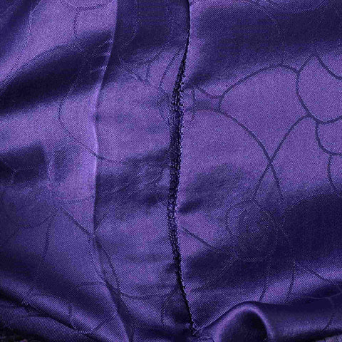 CHANEL COCO Button 01P Cotton x Wool Tailored Jacket P17349V09830 Size:42 Jacket purple WS15033