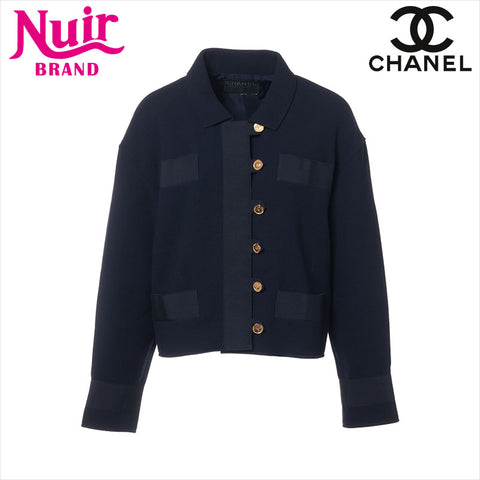 CHANEL Gabriel Button Jacket Navy WS15034