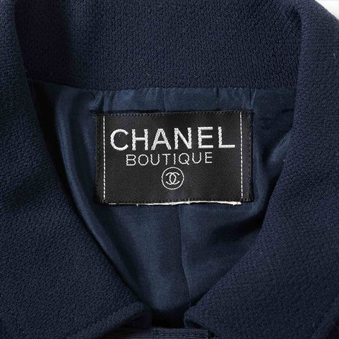 シャネル CHANEL ガブリエルボタン ジャケット ネイビー WS15034