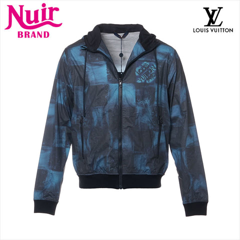 LOUIS VUITTON 21AW Modal Jacket RM212M Damier Salt XS Jacket Blue x black WS15035