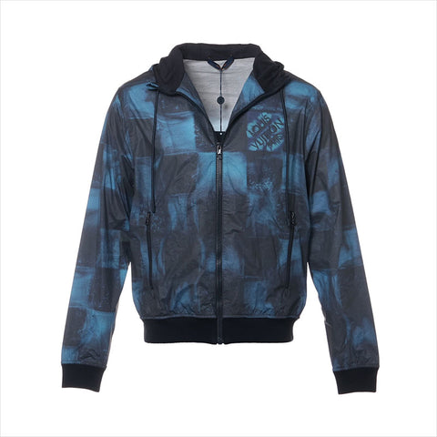 LOUIS VUITTON 21AW Modal Jacket RM212M Damier Salt XS Jacket Blue x black WS15035