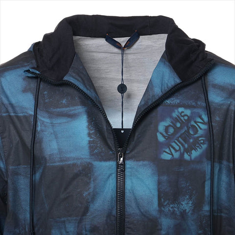 LOUIS VUITTON 21AW Modal Jacket RM212M Damier Salt XS Jacket Blue x black WS15035