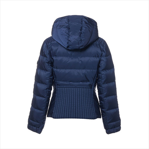 PRADA Triangle logo 18AW nylon down jacket 29X544 detachable hood Size:42 Jacket Navy WS15037