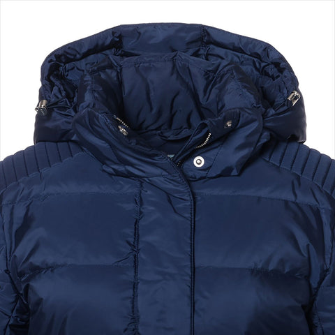 PRADA Triangle logo 18AW nylon down jacket 29X544 detachable hood Size:42 Jacket Navy WS15037