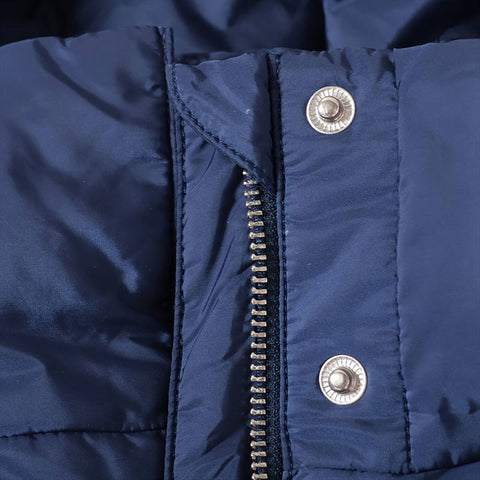 PRADA Triangle logo 18AW nylon down jacket 29X544 detachable hood Size:42 Jacket Navy WS15037