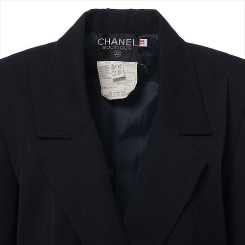 CHANEL COCO Button Patch Size:38 Jacket black WS15038