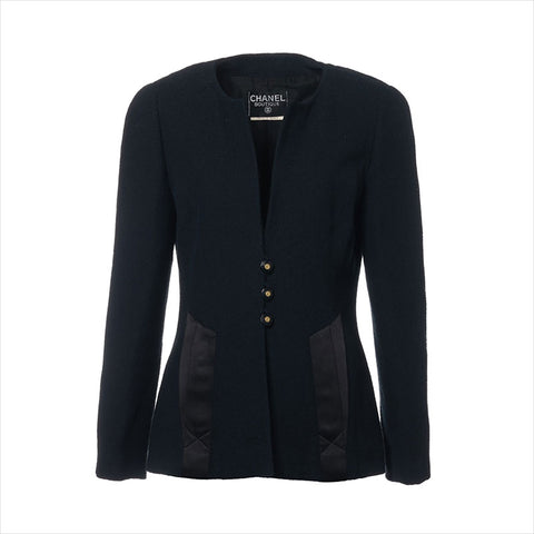 CHANEL COCO Button No color jacket Navy WS15044