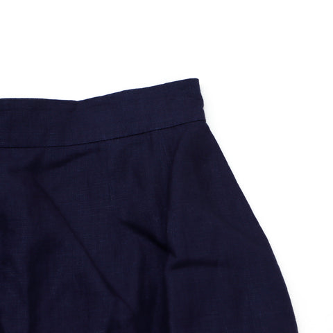 CHANEL suit jacket skirt setup Navy WS1504
