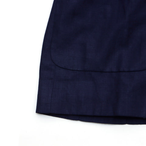 CHANEL suit jacket skirt setup Navy WS1504
