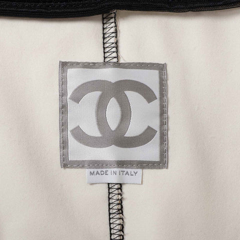 CHANEL Sports COCO Mark 07P Cotton x Nylon P30755W03927 Cropped Size:38 No color jacket Gold x Black WS15052