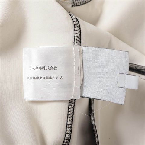 CHANEL Sports COCO Mark 07P Cotton x Nylon P30755W03927 Cropped Size:38 No color jacket Gold x Black WS15052