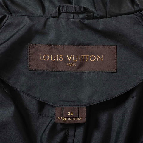 ルイ・ヴィトン LOUIS VUITTON 09SS ポリエステル  RW091W Size:34 コート ブラック WS15058