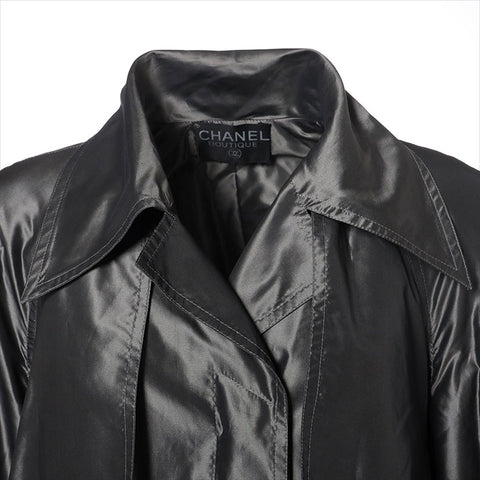 CHANEL 1990s Long coat gray WS15066