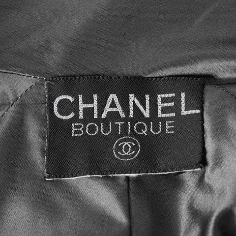 CHANEL 1990s Long coat gray WS15066