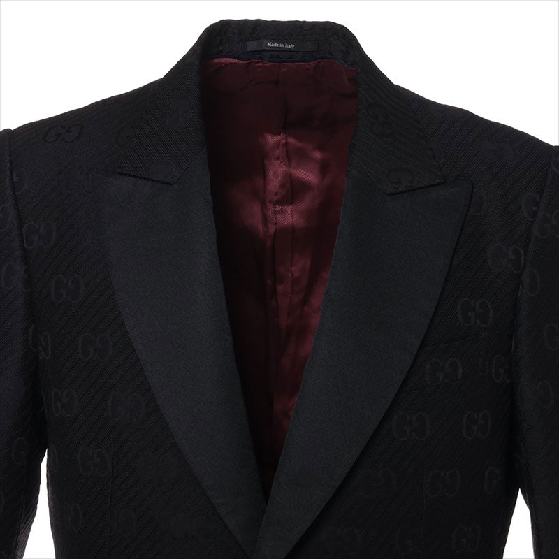 グッチ GUCCI ウール×シルク 625325 Size:52 テーラードジャケット 