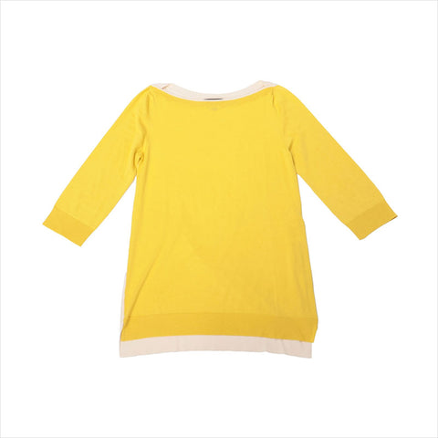 LOUIS VUITTON 14Stainless Steel Wool x Cashmere RW141W Size:M knit yellow WS15072