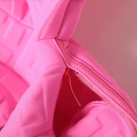 FENDI x Nicki Minaj Zucca 2019 Polyester x Polyurethane FDA709 one belt Size:38 one piece pink WS15073