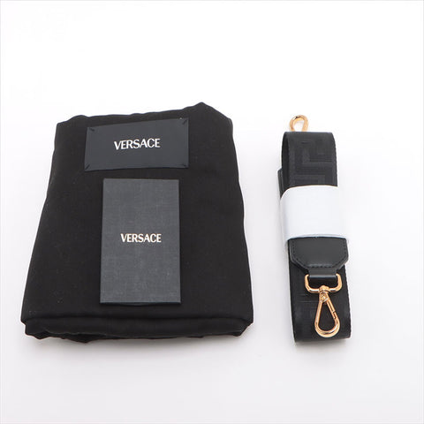 Versace Logo Canvas 2WAY Sac à main noir WS15083