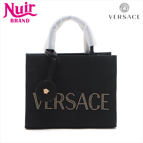 Versace Logo Canvas 2WAY Sac à main noir WS15084