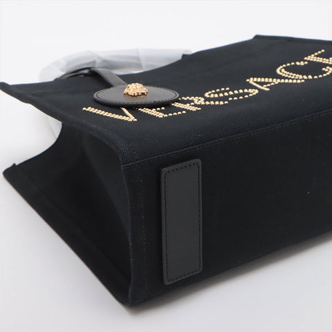 Versace Logo Canvas 2WAY Sac à main noir WS15084