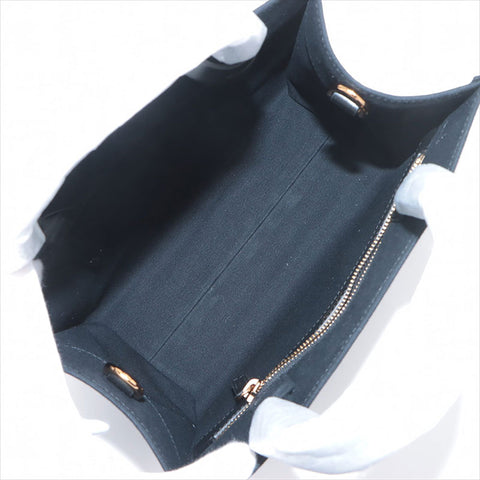 Versace Logo Canvas 2WAY Handbag Black WS15084