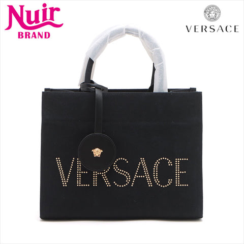 Versace Logo Canvas 2WAY Sac à main noir WS15085