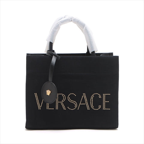 Versace Logo Canvas 2WAY Sac à main noir WS15087