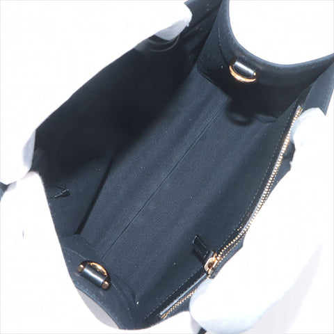 Versace Logo Canvas 2WAY Handbag Black WS15089