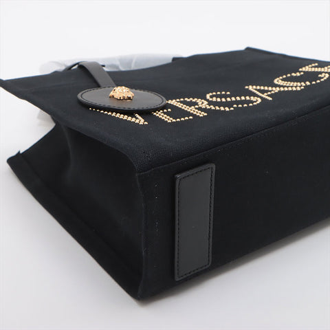 Versace Logo Canvas 2WAY Sac à main noir WS15090