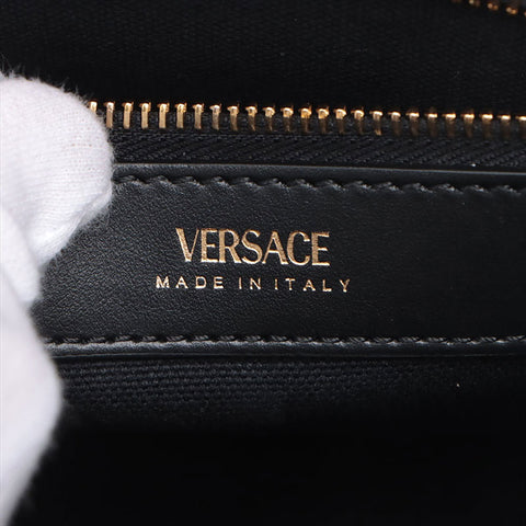 Versace Logo Canvas 2WAY Sac à main noir WS15094