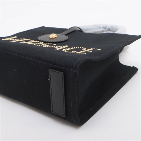 Versace Logo Canvas 2WAY Sac à main noir WS15094