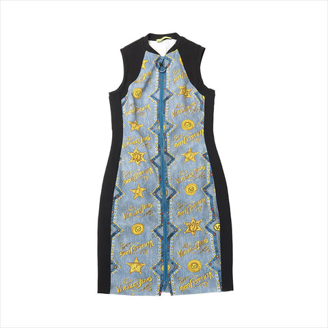 VERSACE Versace Jeans Couture Polyamide x Elastane Sleeveless Dress I42 D2HTB413 one piece multicolor WS15095