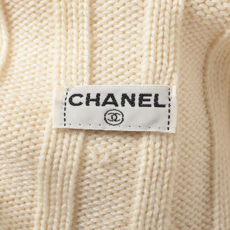 シャネル セーター CHANEL ヴィンテージ アイボリー CC ロゴ