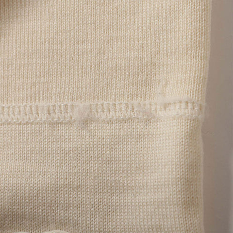 CHANEL COCO Mark Wool High Neck Knit knit Ivory WS15099