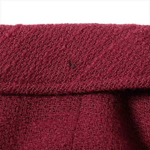 CHANEL COCO Button 98A Wool x Nylon Set P11509V06767 suit Bordeaux WS15101