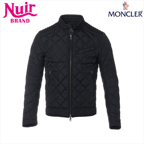 Moncler Breitman 19 Jahre Nylon Down Jacke Schwarz WS15106