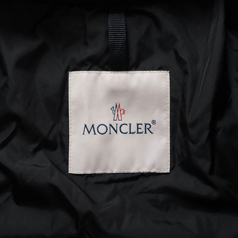 Moncler Breitman 19 Jahre Nylon Down Jacke Schwarz WS15106