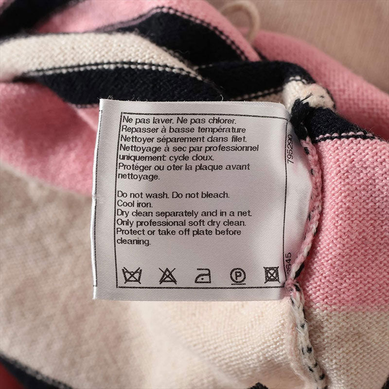 シャネル CHANEL ココボタン カシミヤ ノースリーブワンピース