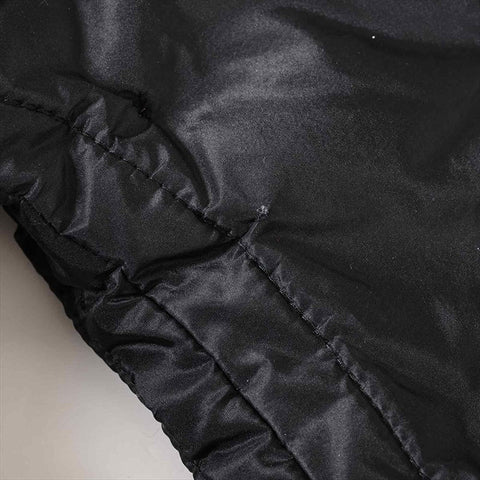 Chanel Silk Long manteau de castor manteau de fourrure noire WS15110