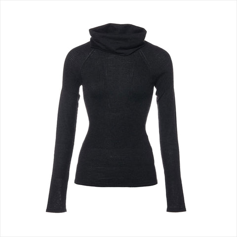 CHANEL 05A cashmerex silk turtleneck knit P26591V01981 knit gray WS15114