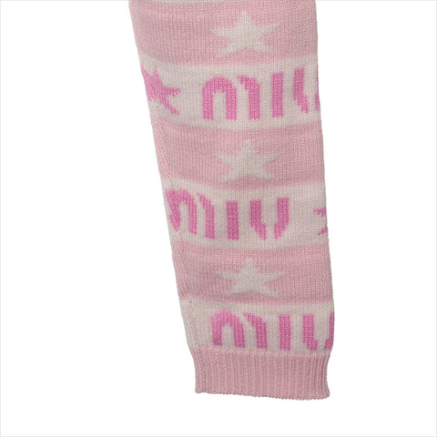 Miu Miu Size:36 MML551 2021 cashmere knit White x pink WS15116