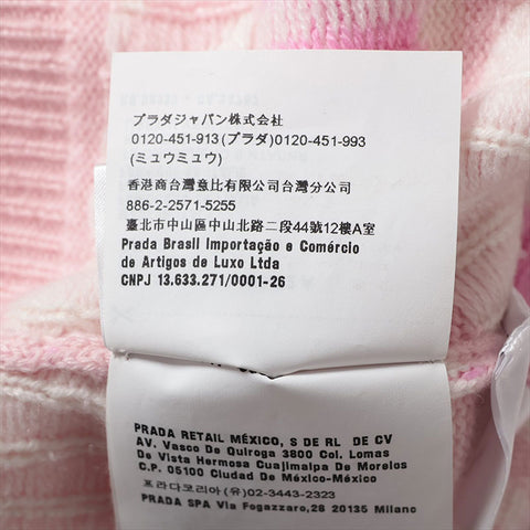 Miu Miu Size:36 MML551 2021 cashmere knit White x pink WS15116