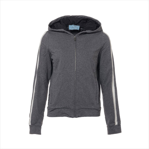 Prada 19 Jahre Baumwolle x Nylon 138541 Parka Gray WS15117