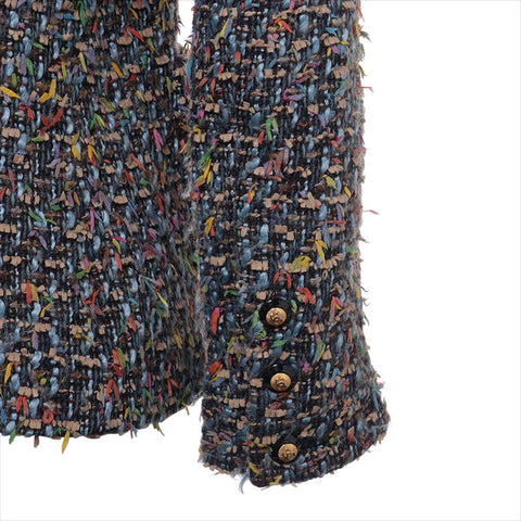 Chanel Coco Button Tweed Jacke Multicolor WS15118