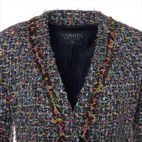 Chanel Coco Button Tweed Jacke Multicolor WS15118