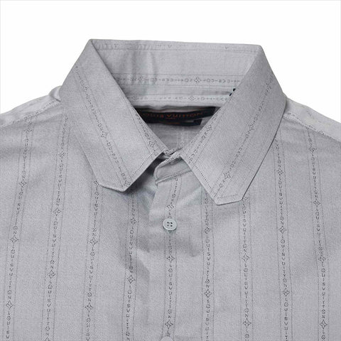 路易威顿路易·维顿24SS棉花RM241F会标衬衫灰色WS15123