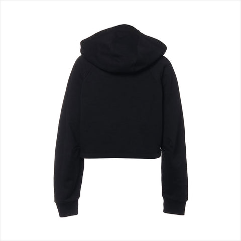 ロエベ LOEWE Size:L S359Y25X41 クロップド 　アナグラム コットン パーカー ブラック WS15128