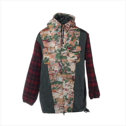 Gucci Wool X Nylon 585394 Jacke Multicolor WS15129