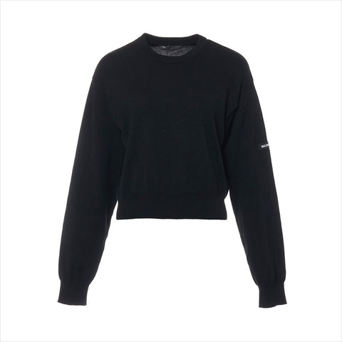 Balenciaga Balenciaga 23 Jahre Baumwolle 788592 Strick Schwarz WS15132
